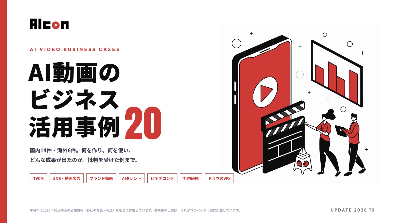 AI動画のビジネス活用事例20