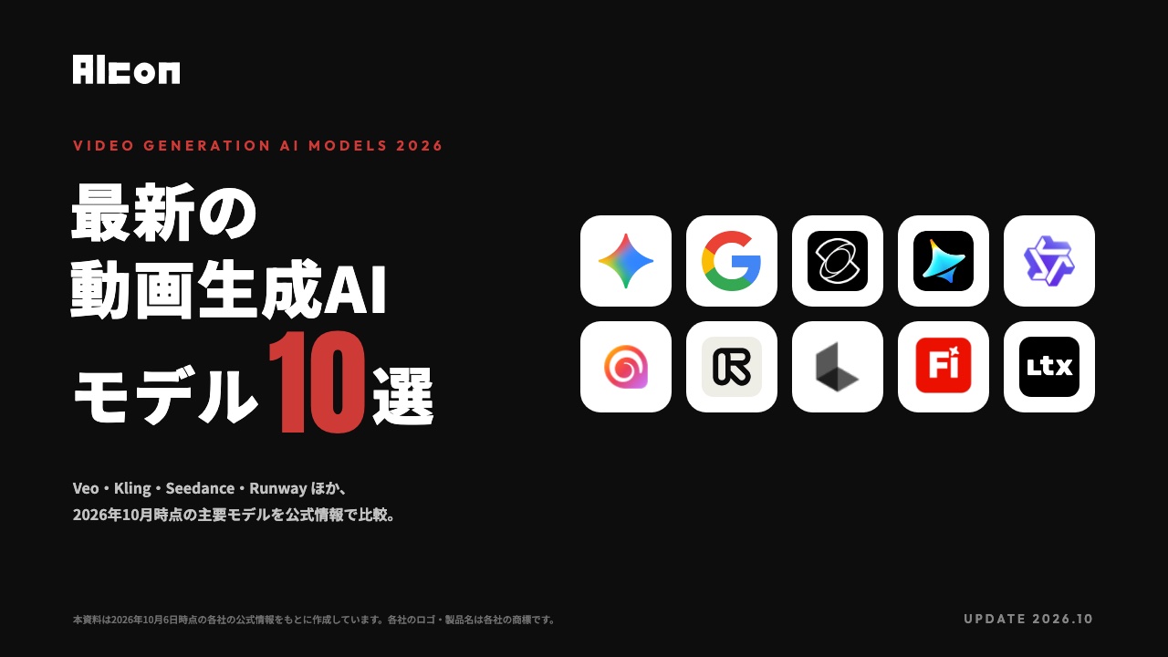 最新の動画生成AIモデル10選